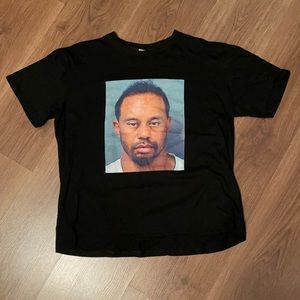 Tiger Woods Mugshot Tee